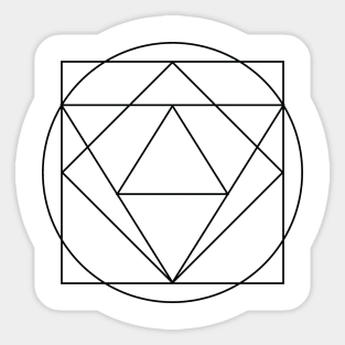 Geometric Shape Sticker